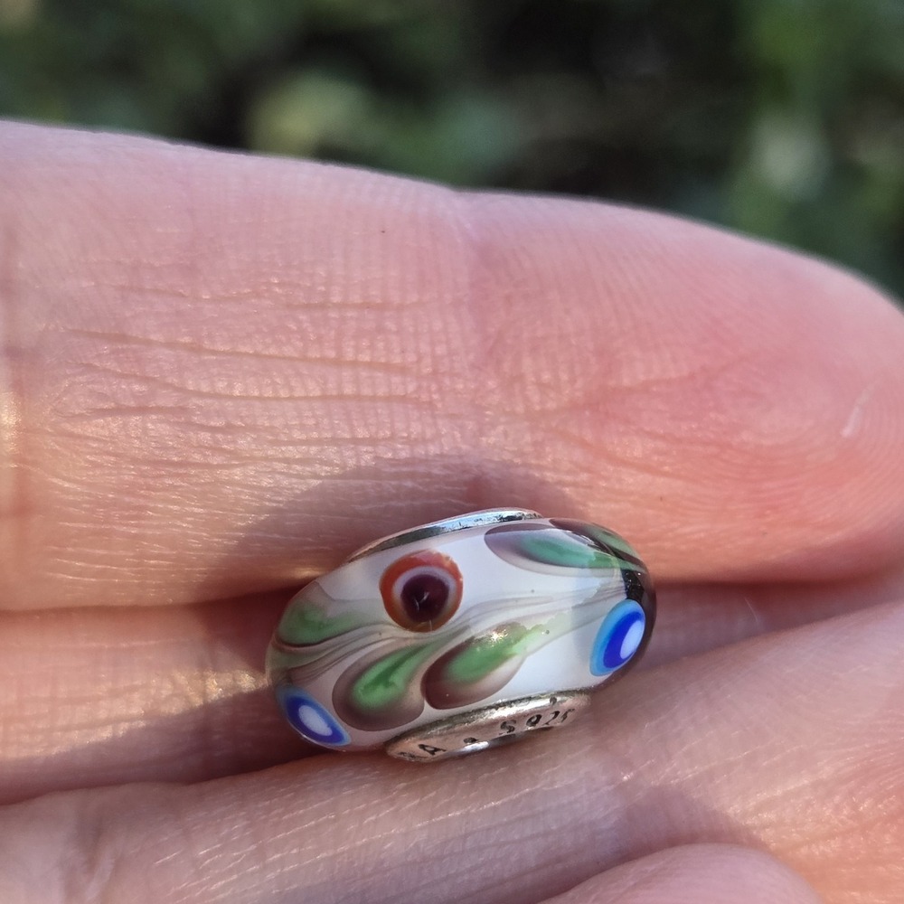 Pandora Folklore Multi Color Murano Glass 925 ALE Charm